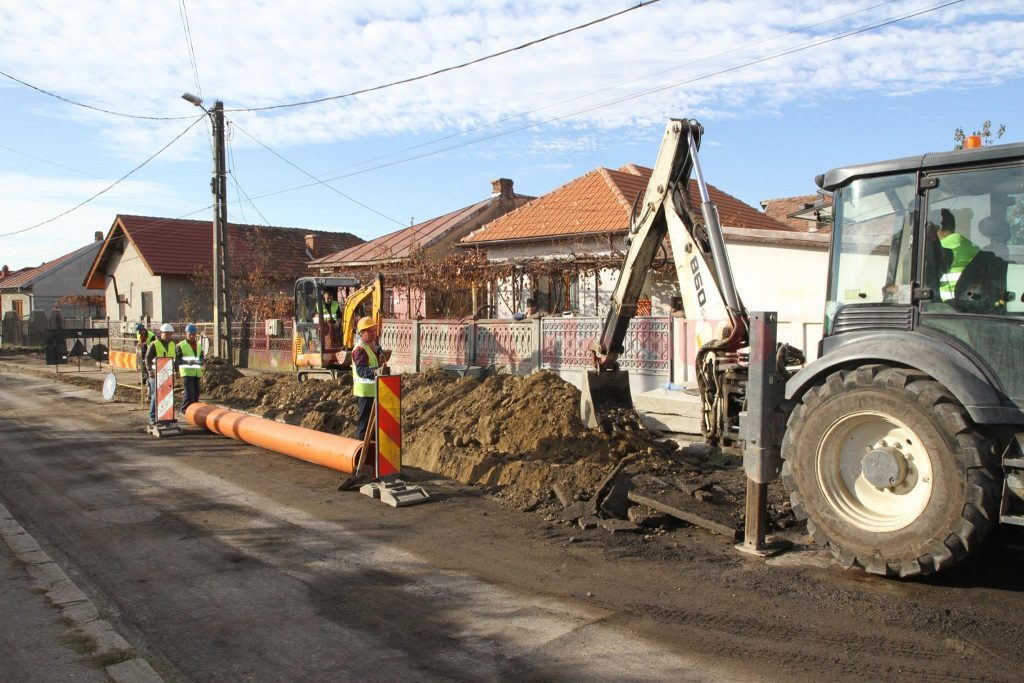 CAO extinde rețeaua de canalizare