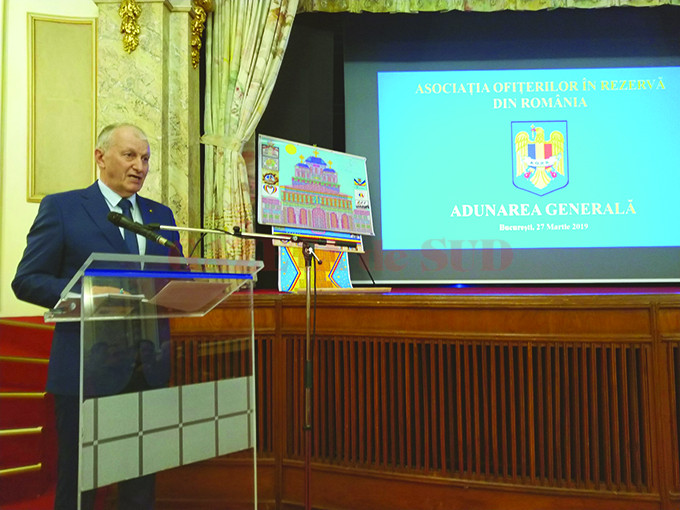 Gl lt. (r) dr. Bălăceanu Virgil, preşedinte al Asociaţiei Ofiţerilor în Rezervă din România (Sursa foto: Curierul Naţional)