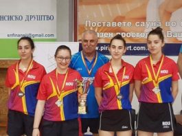 Luiza Popescu (în stânga) a făcut un turneu bun la Skopje