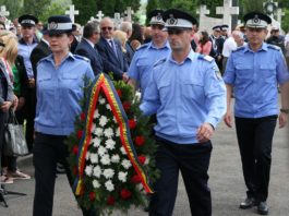 Jandarmii vâlceni i-au comemorat pe eroi
