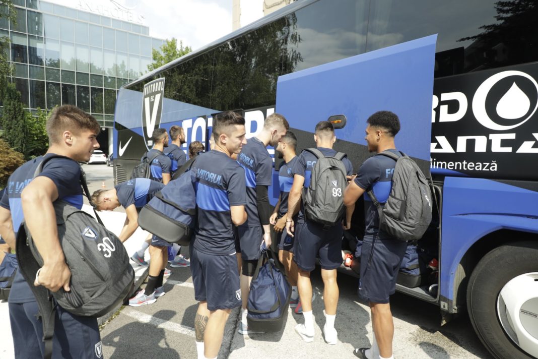 Jucătorii lui FC Viitorul luptă în Belgia (Foto: fcviitorul.ro)