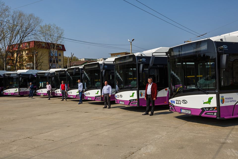 Autobuzele electrice achiziţionate, în primăvară, de Primăria Cluj-Napoca