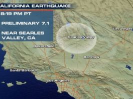 Cutremur major cu magnitudinea de 7,1 grade produs în California