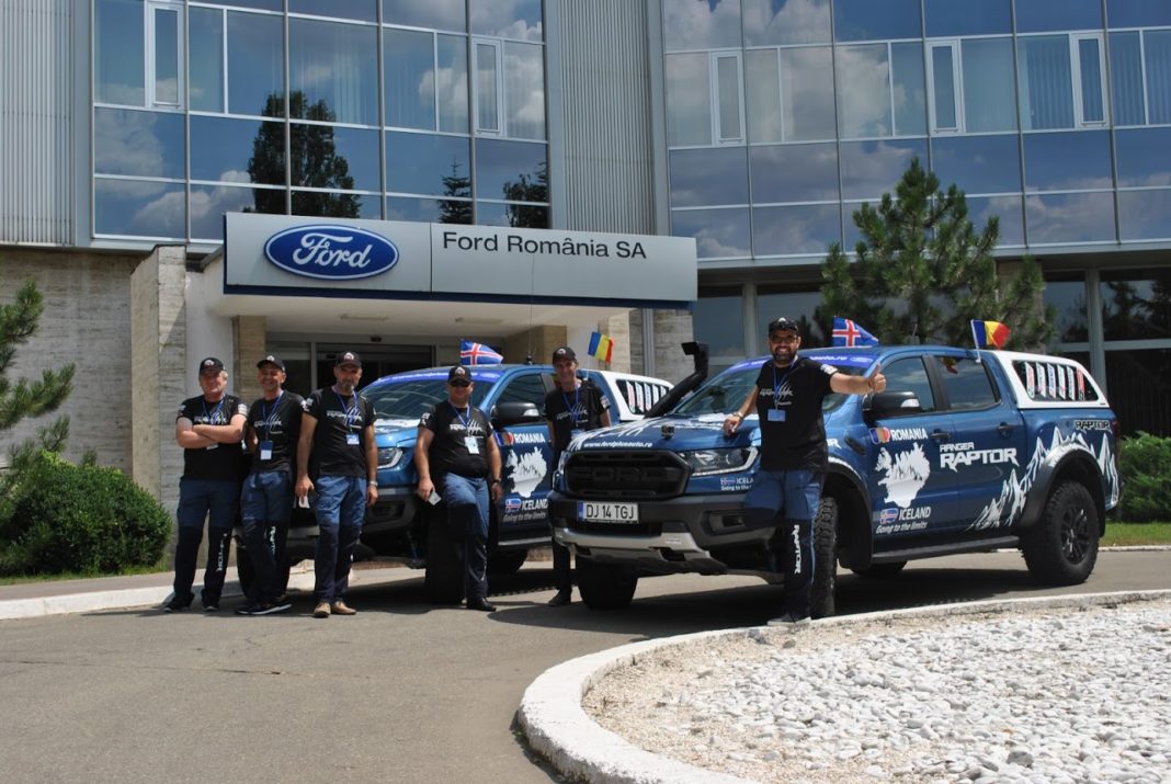 Echipa Ford Plusauto care a plecat în expediţia din Islanda - „Ranger Raptor Iceland - Going to the limits!”