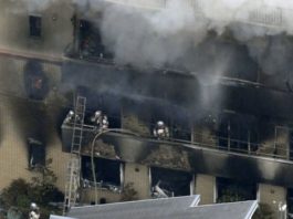 Zeci de morţi într-un incendiu la un studio de film