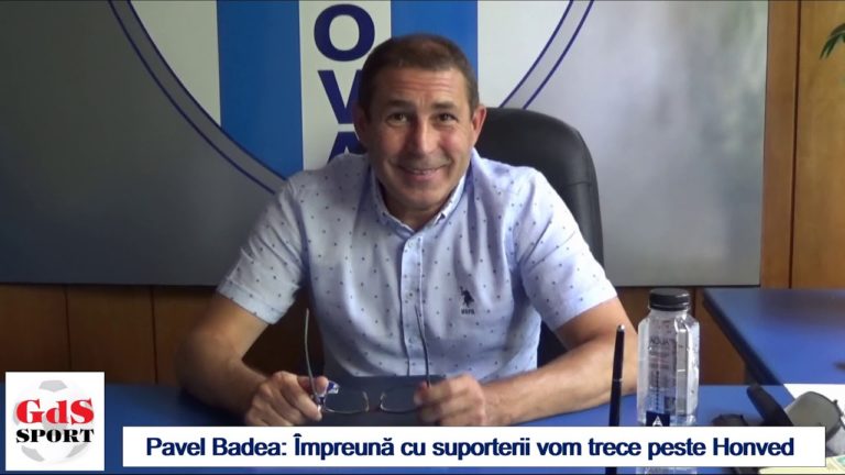 Exclusiv – Pavel Badea: Împreună cu suporterii vom trece peste Honved