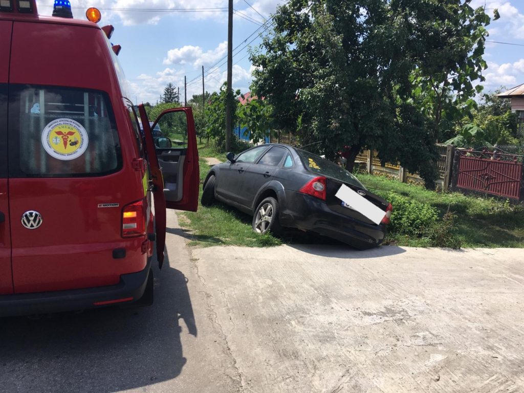 Victima a fost transportată la spital