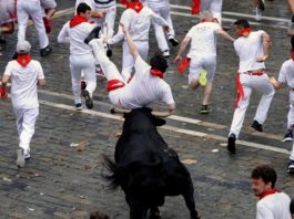Alte șase persoane au fost rănite în cursa cu tauri de la Pamplona