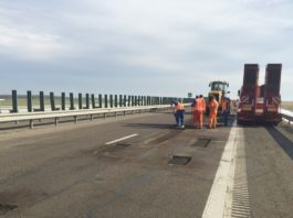 Lucrări pe Autostrada A1 Bucureşti - Piteşti