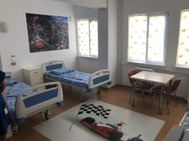 Etajul cinci al Spitalului de Boli Infecţioase Craiova, renovat complet