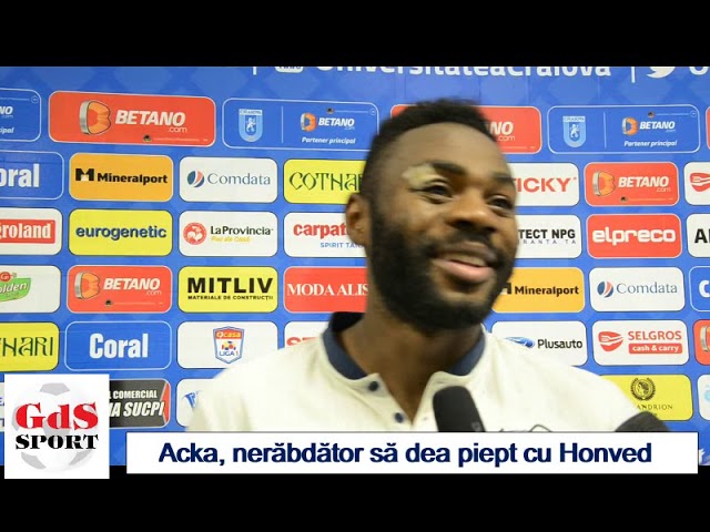 Stephane Acka: Trebuie să îi luăm pe sus pe cei de la Honved