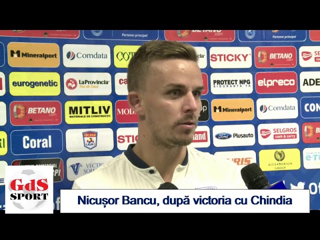 Nicușor Bancu: Puteam câștiga mai clar