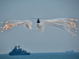 Spectacol naval şi aerian, la Marea Neagră.