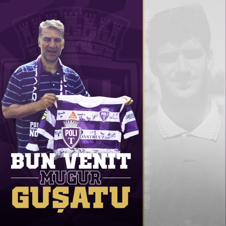 Mugur Gușatu va antrena în Banat, pe ASU Poli Timișoara