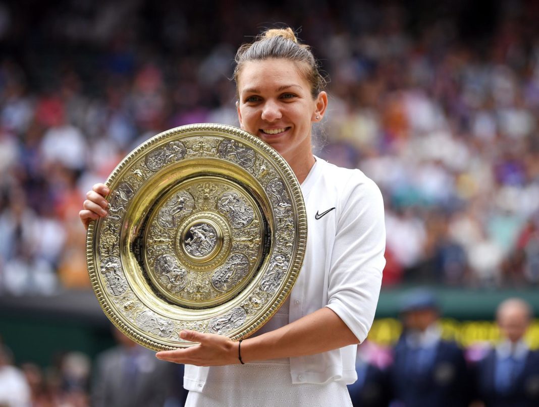 Trofeul de la Wimbledon îi aduce o nouă satisfacţie Simonei Halep