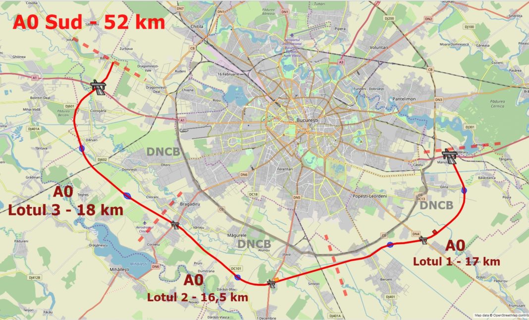 Centura Sud a Capitalei are acum constructori pe toată lungimea