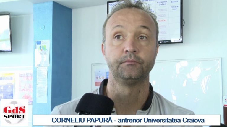 Corneliu Papură: Mergem la Atena să jucăm şi vom vedea ce reuşim