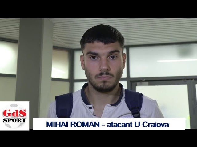 Mihai Roman: Suntem dezamăgiți, am făcut un meci foarte bun