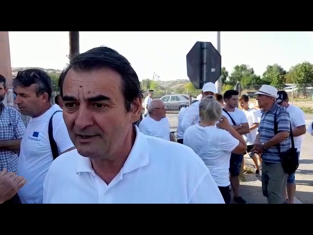 Protest al locuitorilor din Podari împotriva fabricii Clariant