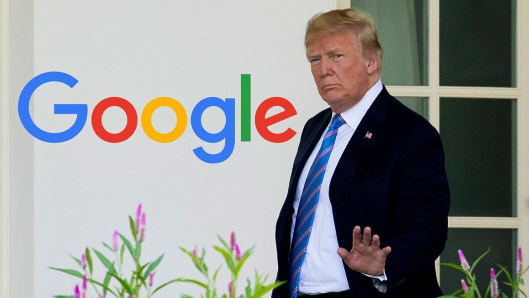 Donald Trump acuză Google de acțiuni „foarte ilegale”