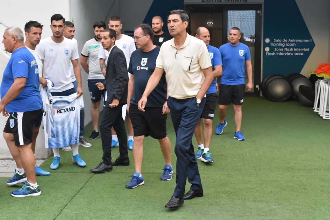 Victor Piţurcă a început treaba la Universitatea Craiova (Foto: Tibi Cocora)