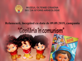 Muzeul Olteniei Craiova relansează campania: “Copilăria în comunism”