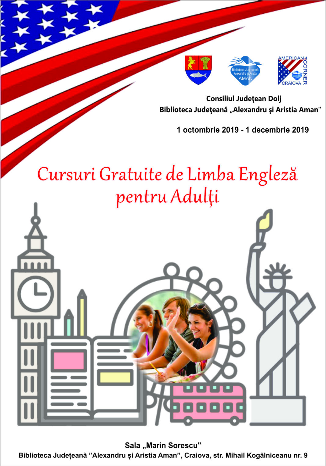 Cursuri de limba engleză pentru adulți la Aman