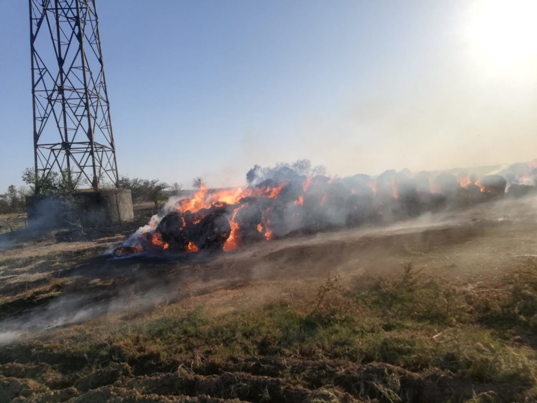 Incendiu în satul Zăval