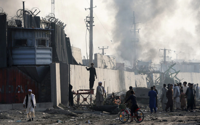 VIDEO: Momentul în care a explodat mașina capcană de la Kabul