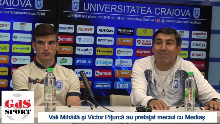 Gaz Metan – „U“ Craiova / Piţurcă: Ne vom duce la Mediaş să câştigăm