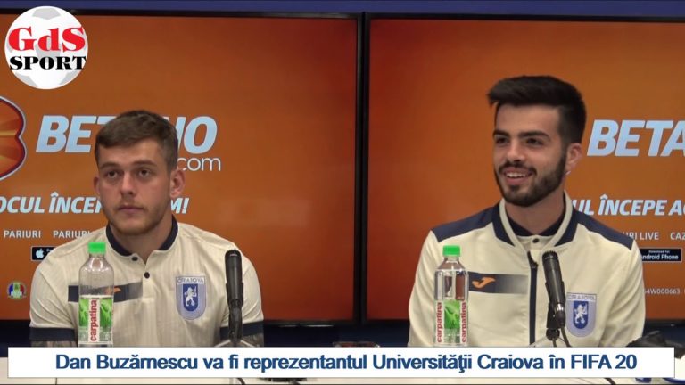 „U“ Craiova / Dan Buzărnescu va reprezenta Ştiinţa în FIFA 20