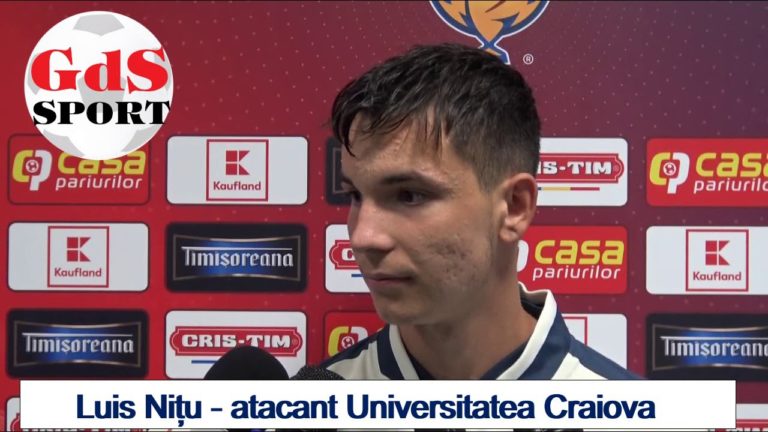 „U“ Craiova / Luis Nițu: Am un sentiment foarte frumos!