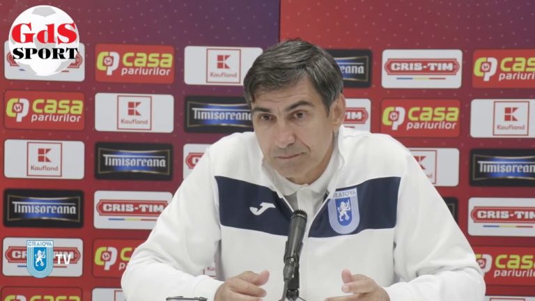 „U“ Craiova / Victor Pițurcă: Am reușit să ratăm din toate pozițiile