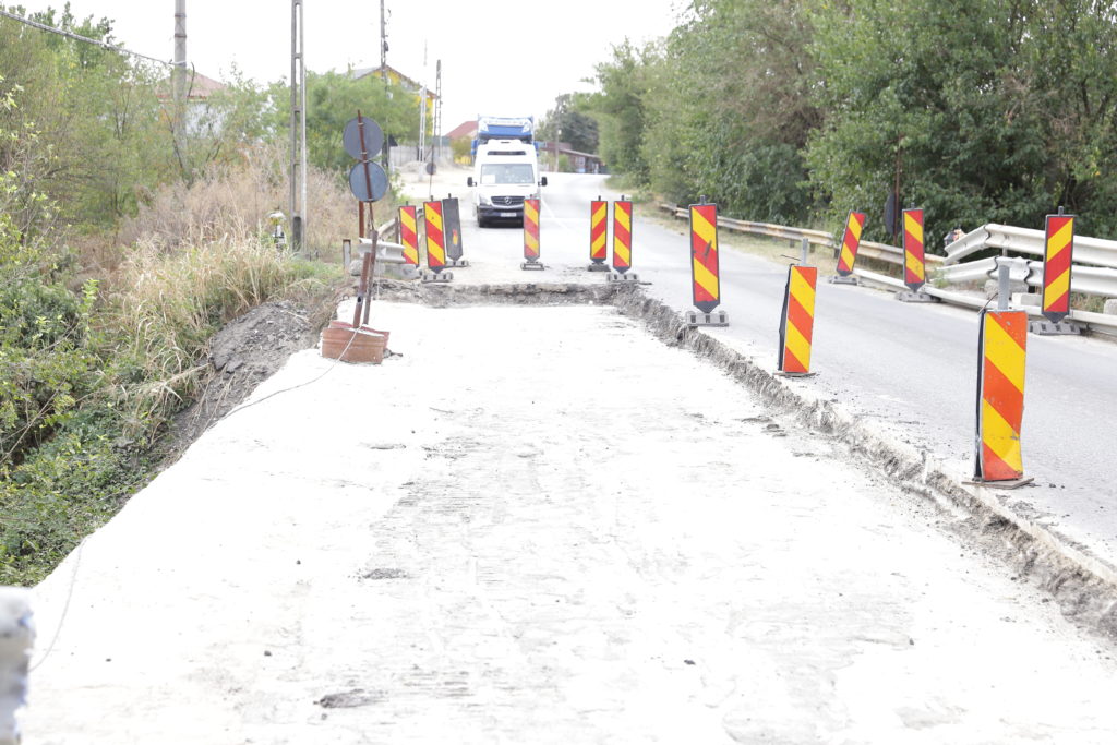 Podul de la Malu Mare, calvarul de pe DN 55 Craiova - Bechet