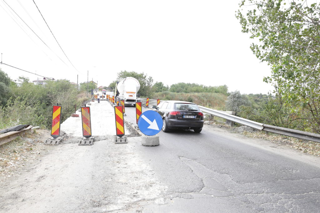 Podul de la Malu Mare, calvarul de pe DN 55 Craiova - Bechet