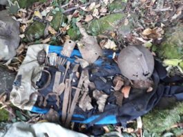 Rămăşiţele unui soldat, găsite întâmplător în apropiere de Valea Uzului