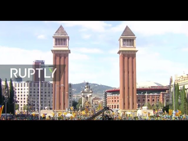 Spania: Separatiștii catalani au manifestat la Barcelona