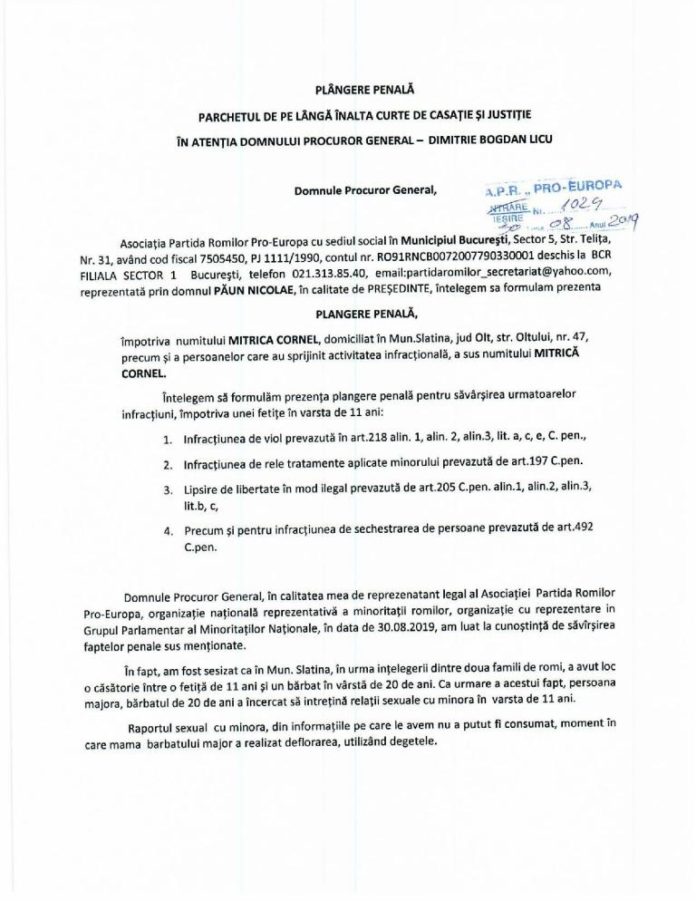DGASPC Dolj a investigat „logodna“ țigănească: „Cele sesizate nu se confirmă“