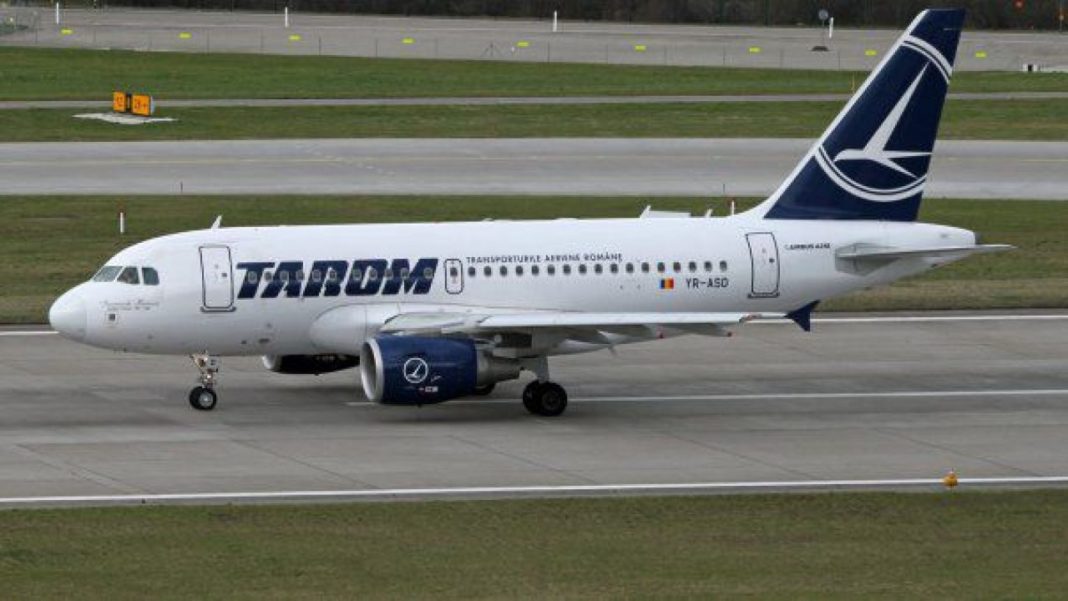 Un avion TAROM de pe ruta Antalya-Timișoara a aterizat de urgență la București