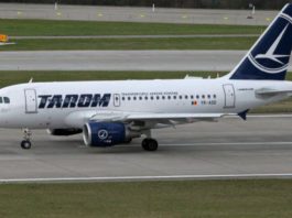 Un avion TAROM de pe ruta Antalya-Timișoara a aterizat de urgență la București
