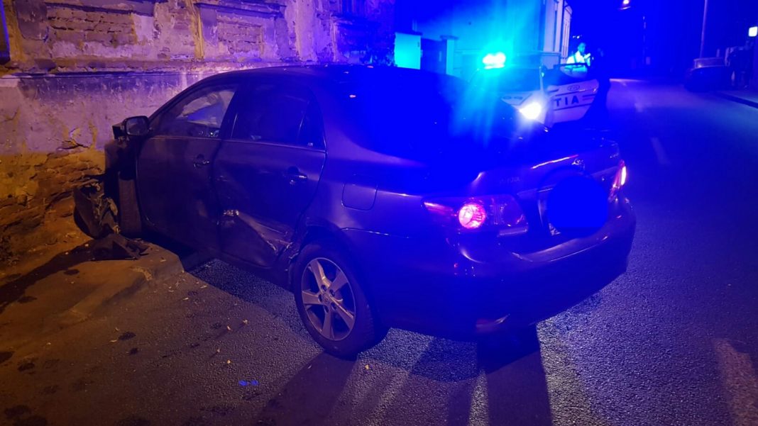 Accident în Craiova, la intersecţia străzii Alexandru Macedonski cu strada Împăratul Traian