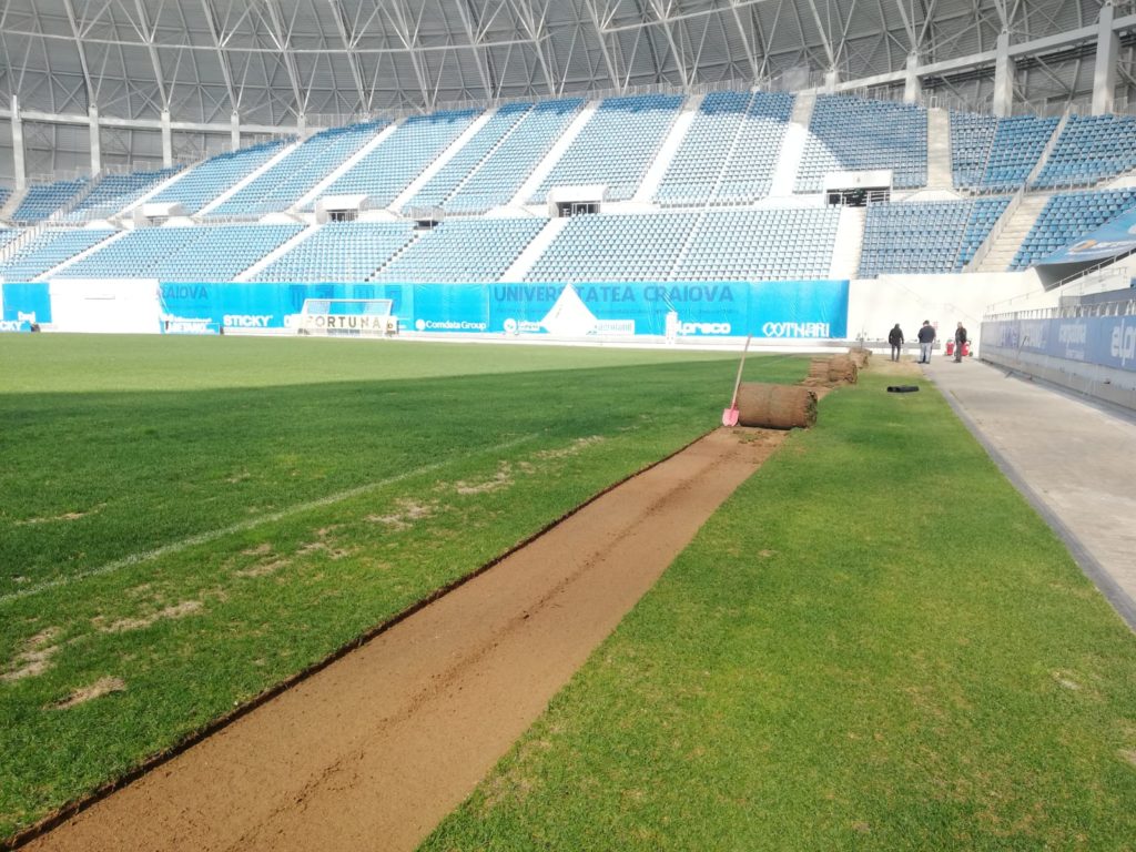 A fost scoasă prima brazdă de la stadionul „Ion Oblemenco“