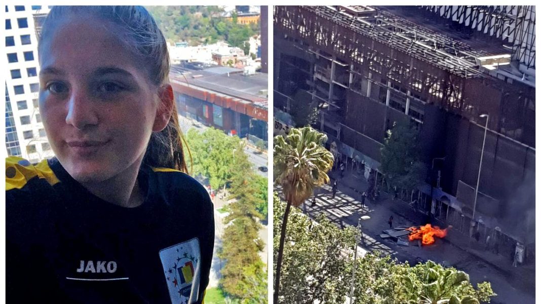 25 de copii români, din lotul de karate juniori, prinși în mijlocul violențelor din Santiago de Chile