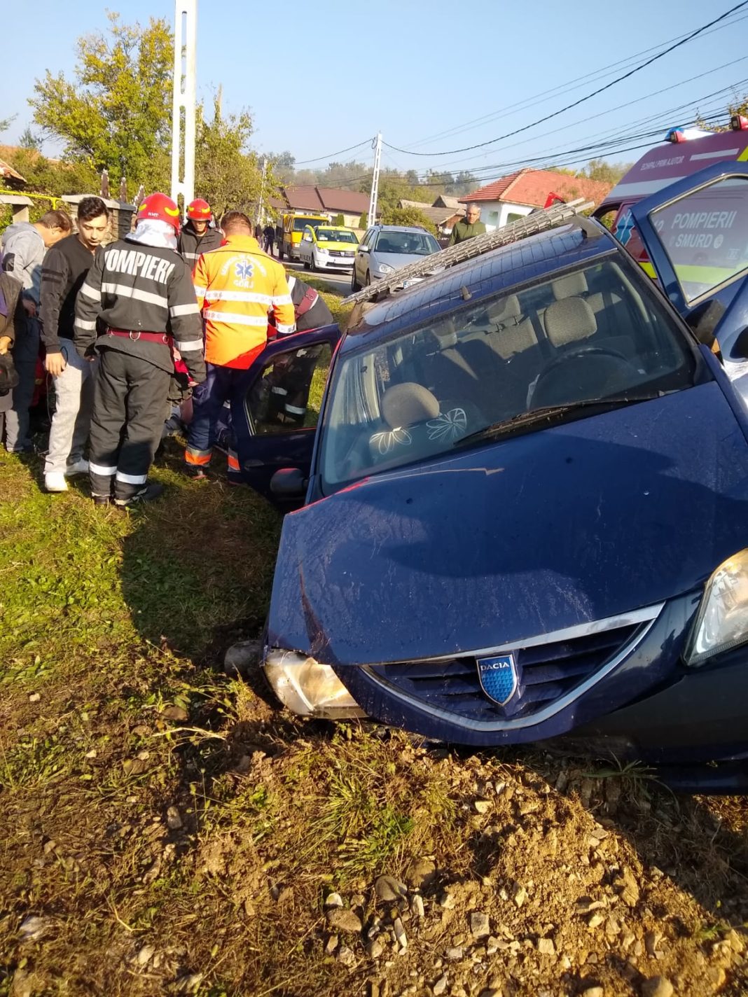 Gorj/ Bătrân rănit grav în urma unui accident rutier la Rasova