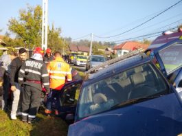 Gorj/ Bătrân rănit grav în urma unui accident rutier la Rasova