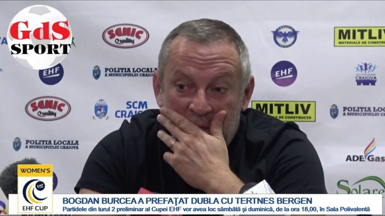 SCM Craiova – Tertnes / Bogdan Burcea, conştient de şansele echipei sale