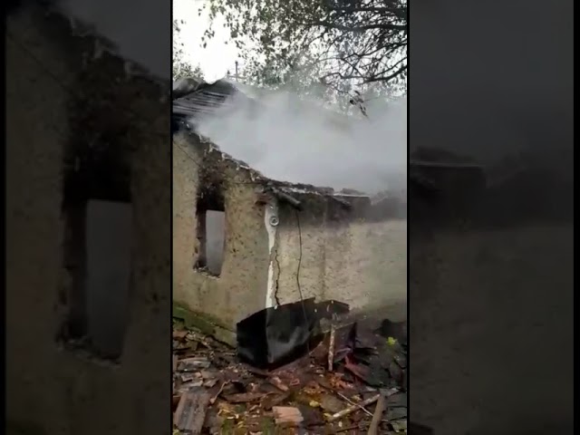 Bătrân găsit carbonizat, sub dărâmături, în incendiul care i-a cuprins casa