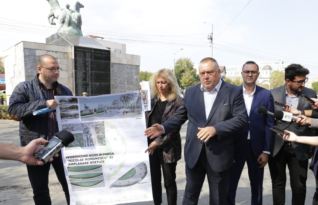 Intrarea secundară în Parcul „Romanescu“ va fi modernizată. Lucrările vor începe săptămâna viitoare şi vor dura şase luni