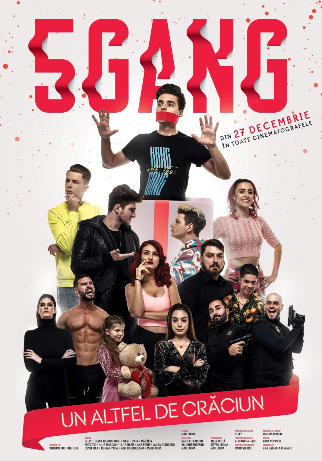 Filmul de comedie „5GANG, un altfel de Crăciun”, din 27 decembrie în cinematografele din toată țara