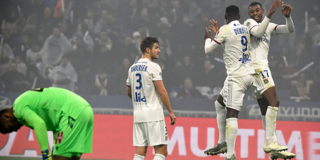 Moussa Dembele a rezolvat partida cu Nice
